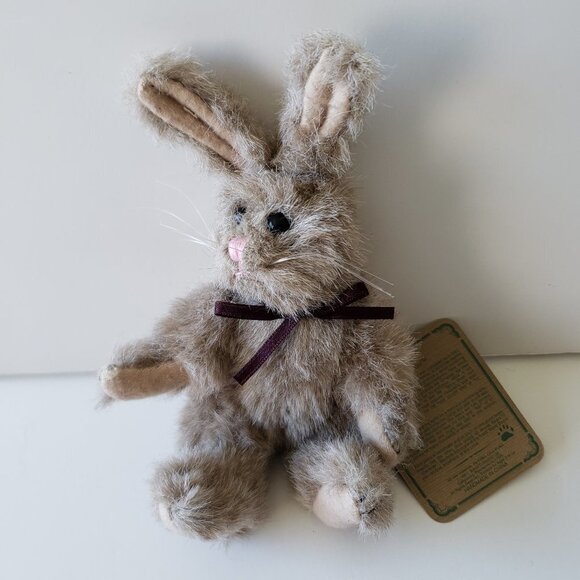 NWT - Boyds Bear Jointed Brown Rabbit Bunny - Picture 1 of 6